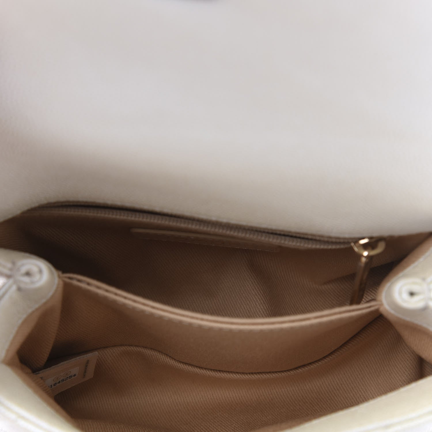 Chanel Iridescent Caviar Quilted Extra Mini Coco Handle Flap Ivory 6 of 11