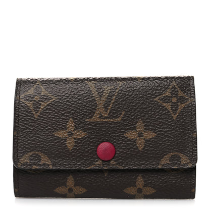 Louis Vuitton Monogram 6 Key Multicles Holder Fuchsia 1 of 9