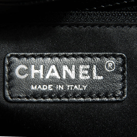 Chanel Caviar Petit Shopping Tote PST Black 7 of 8