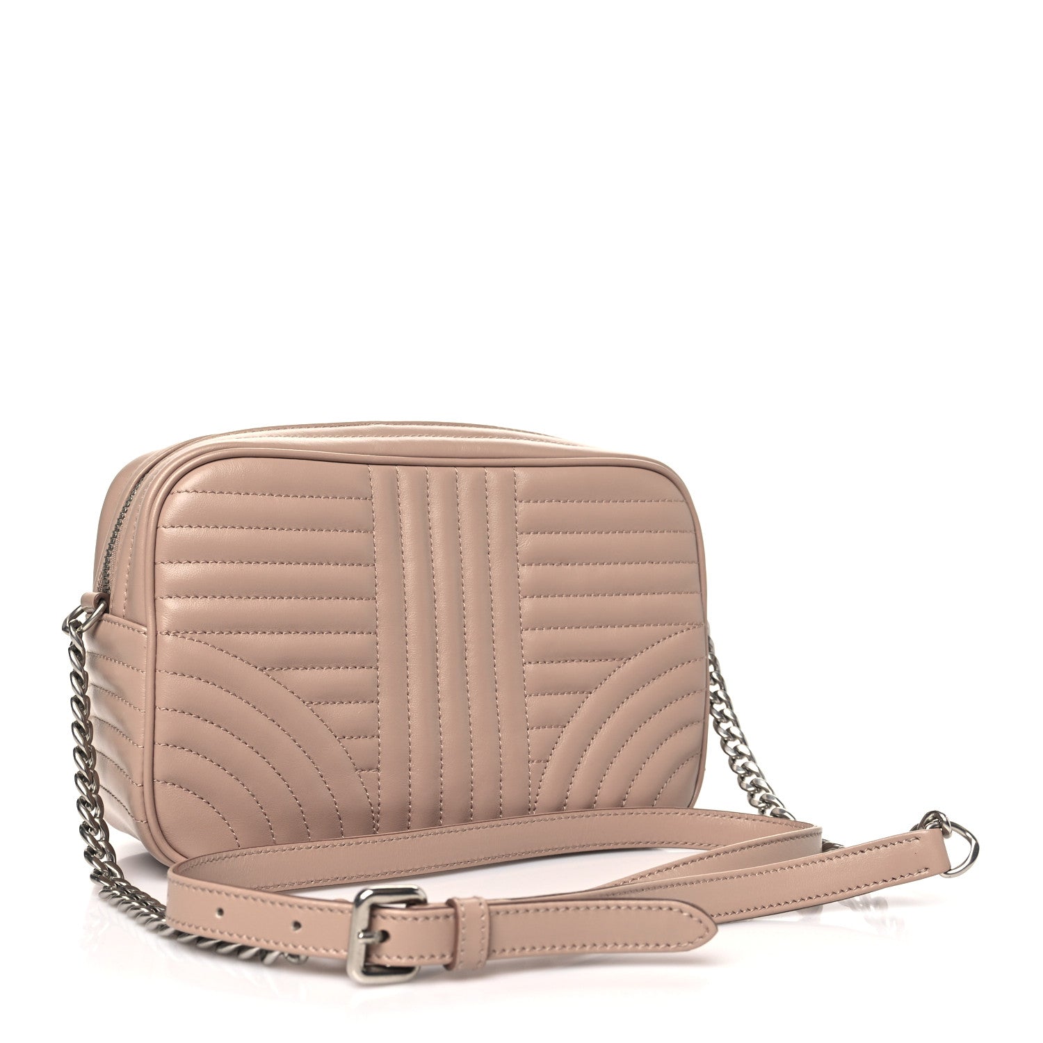 Prada Soft Calfskin Diagramme Camera Bag Cipria 3 of 9