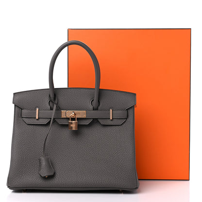 Hermes Togo Birkin 30 Etain 10 of 10