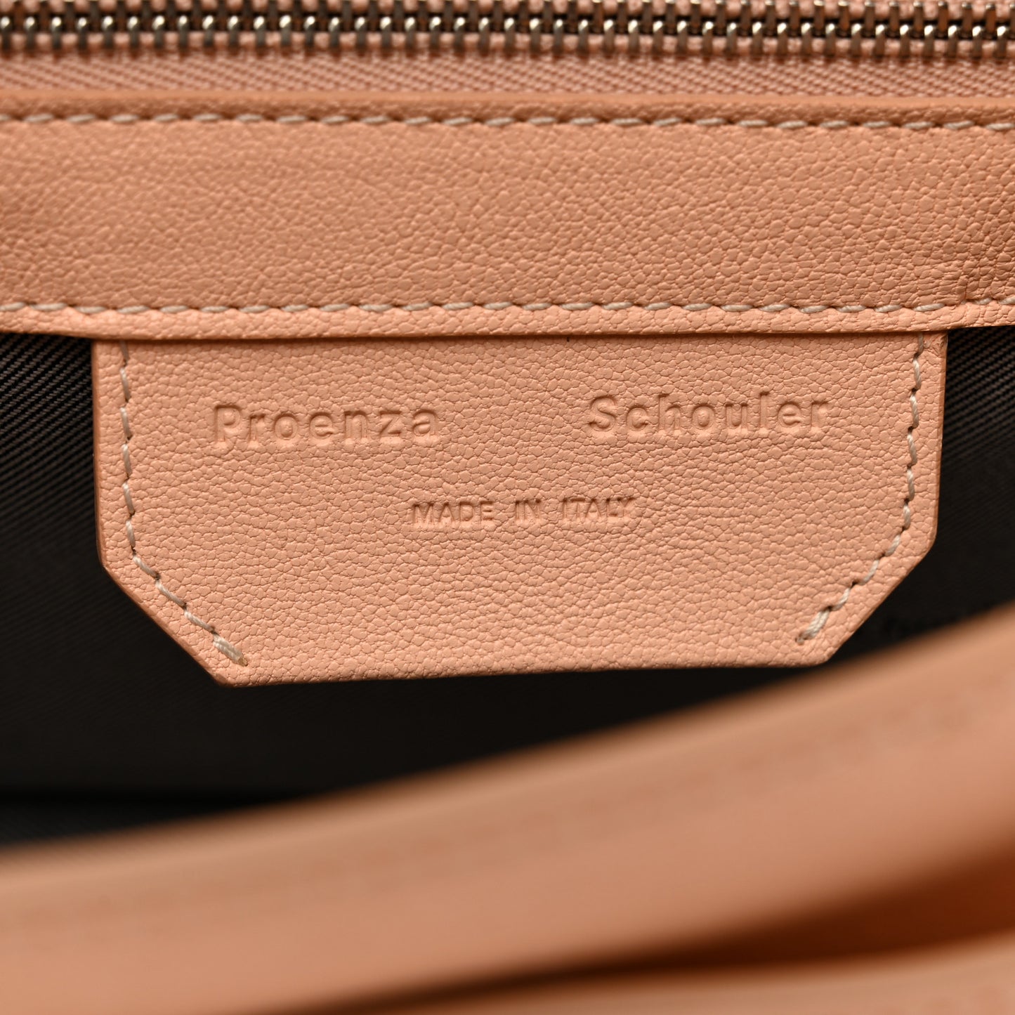 Lambskin Tiny PS1 Satchel Peach