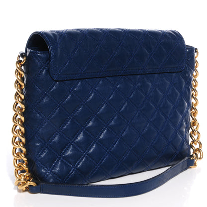 Marc Jacobs Lambskin Quilted The XL Single Flap Navy 3 of 8