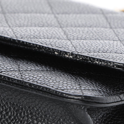 Chanel Caviar Quilted Wallet On Chain WOC Black 9 of 10