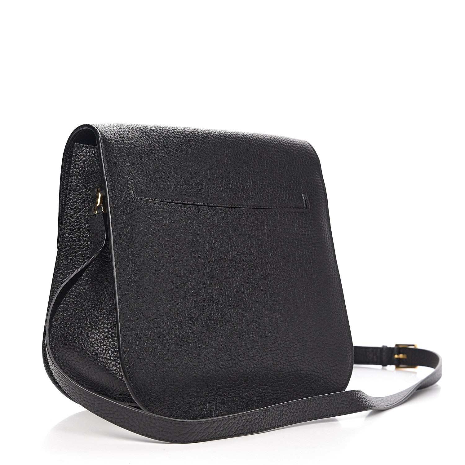Tom Ford Calfskin Large T Clasp Tara Crossbody Bag Black 2 of 10