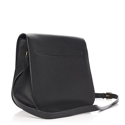 Tom Ford Calfskin Large T Clasp Tara Crossbody Bag Black 2 of 10