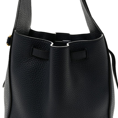 Mulberry Heavy Grain Small Lyra Bucket Bag Night Sky 6 of 9