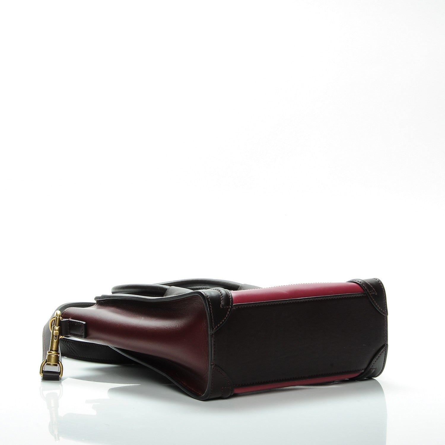 Celine Satin Calfskin Nano Tri-Color Luggage Orchid 4 of 7