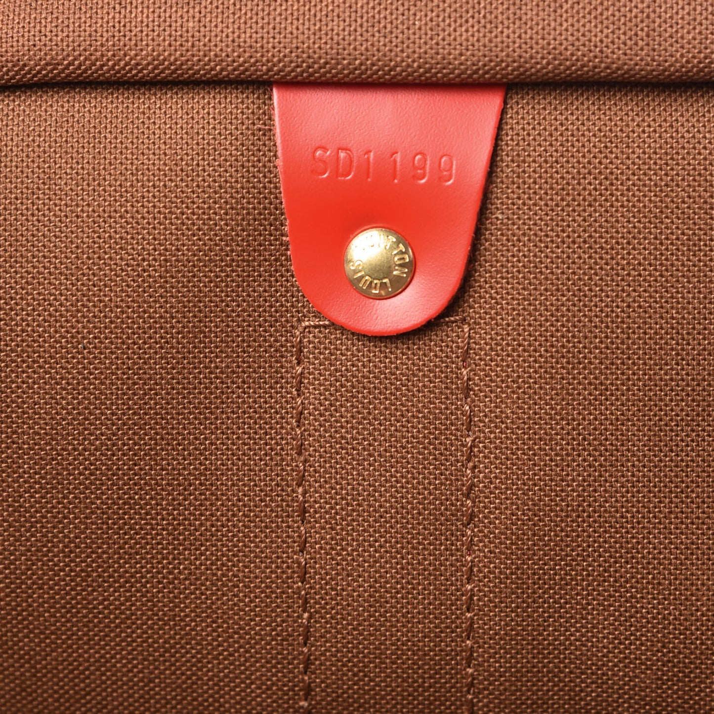 Calfskin Monogram Keepall Bandouliere 50 Coquelicot
