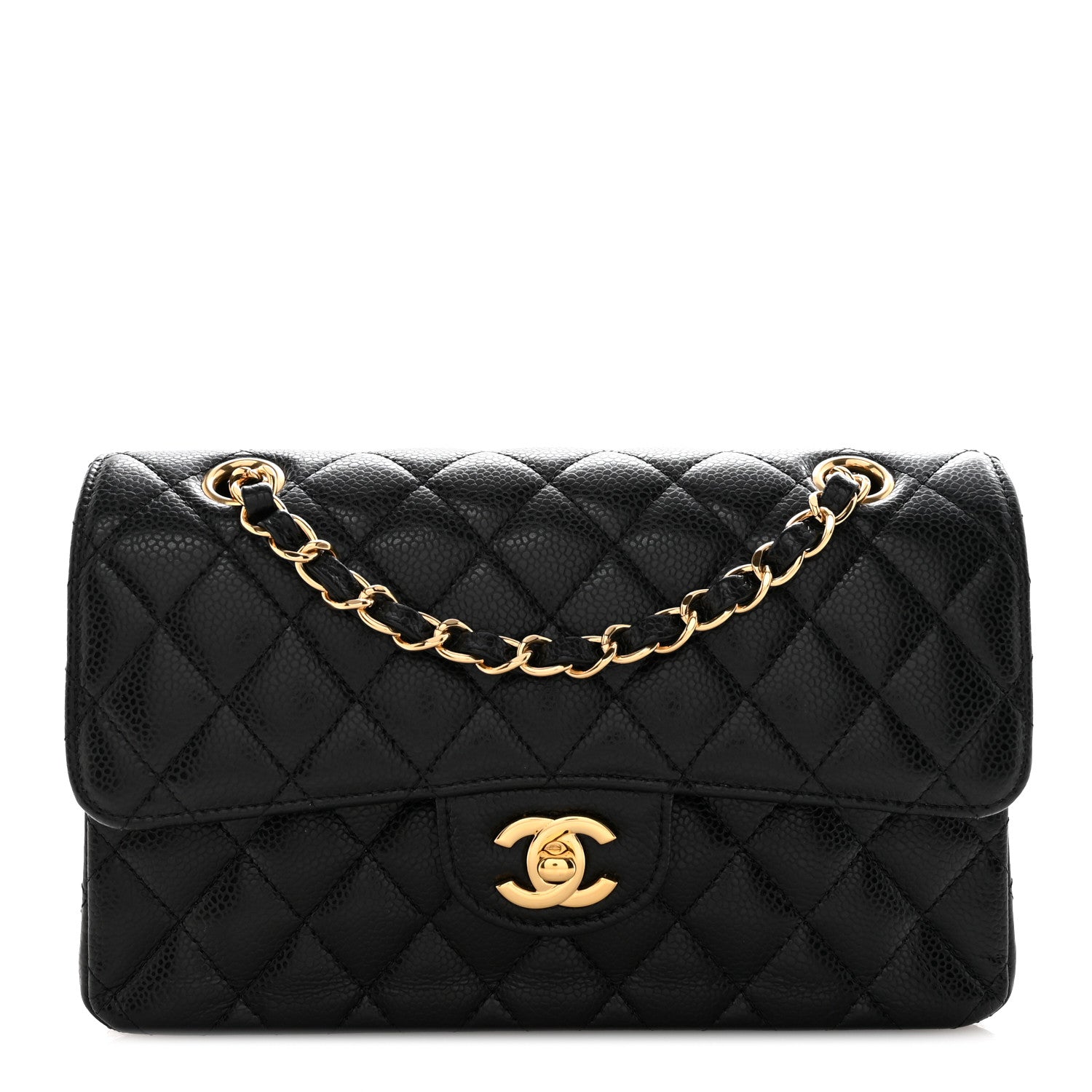 Chanel Caviar Quilted Small Double Flap Black 1 of 13