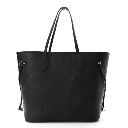 Louis Vuitton Empreinte Monogram Giant Neverfull MM Black 2 of 10