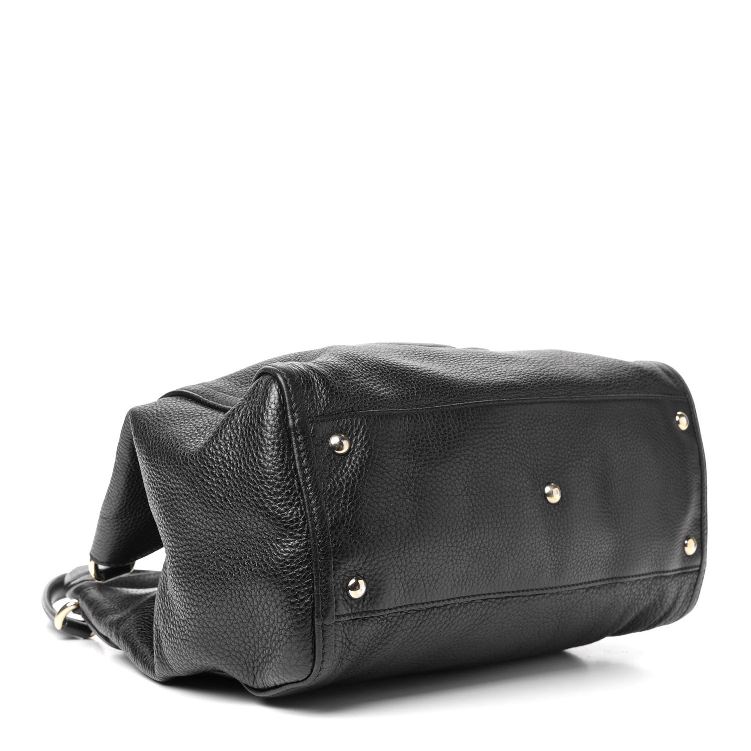 Gucci Pebbled Calfskin Medium Soho Shoulder Bag Black 3 of 8