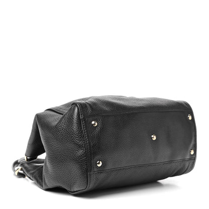 Gucci Pebbled Calfskin Medium Soho Shoulder Bag Black 3 of 8