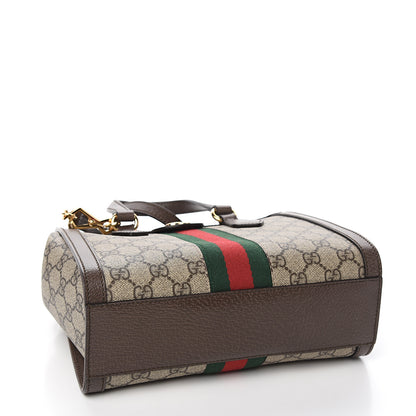Gucci GG Supreme Monogram Small Ophidia Tote Bag Brown 3 of 9