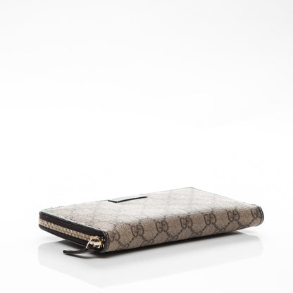 Gucci GG Plus Monogram Joy Zip Around Organizer Wallet Beige Ebony Dark Brown 4 of 7