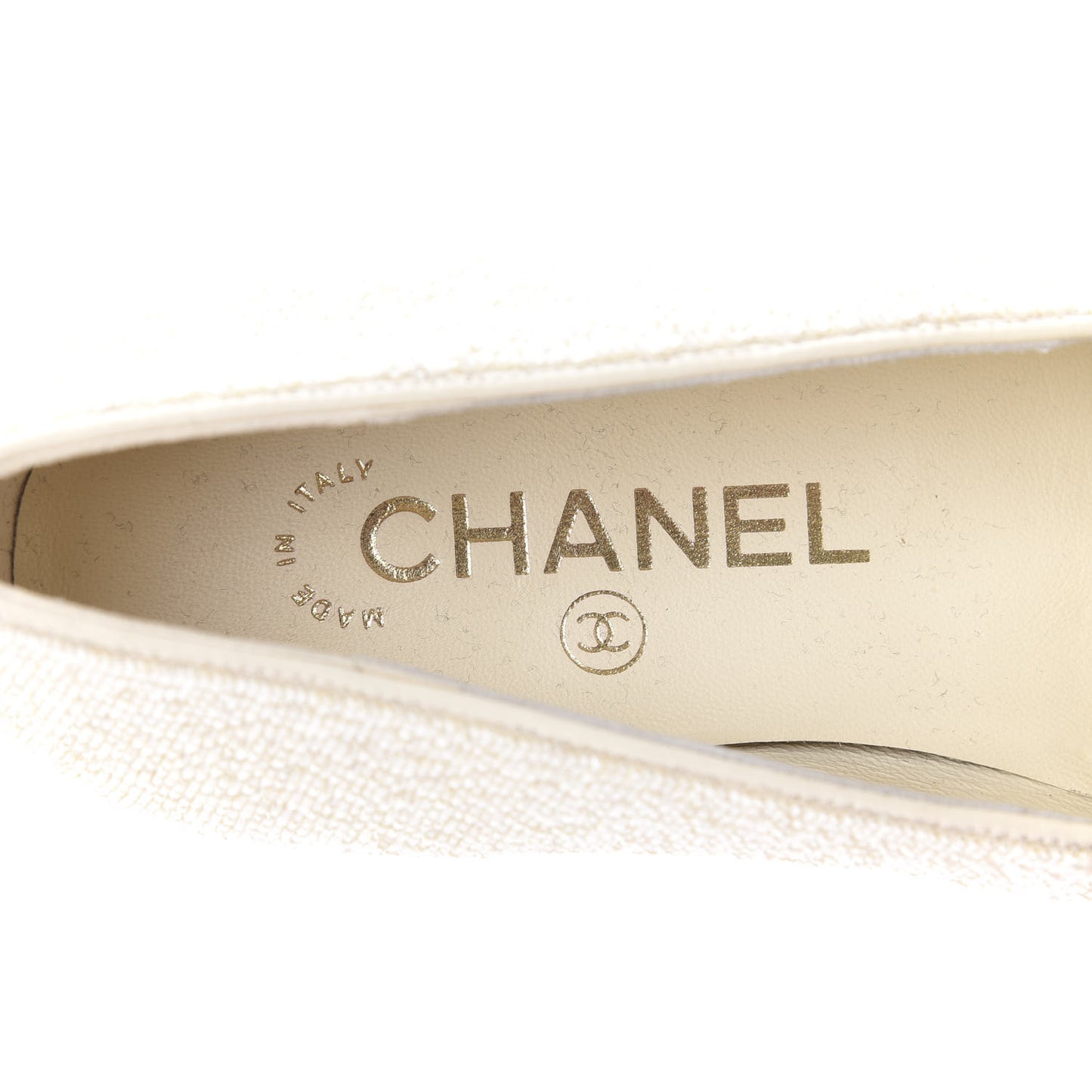 Pearls Embroidery Mocassin Loafers 35.5 Black Ivory