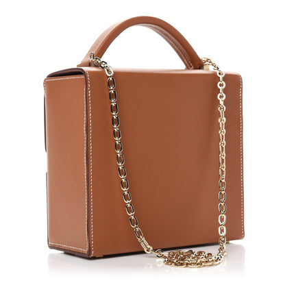 Hermes Epsom Cinhetic Boxy Top Handle Bag Gold 3 of 11