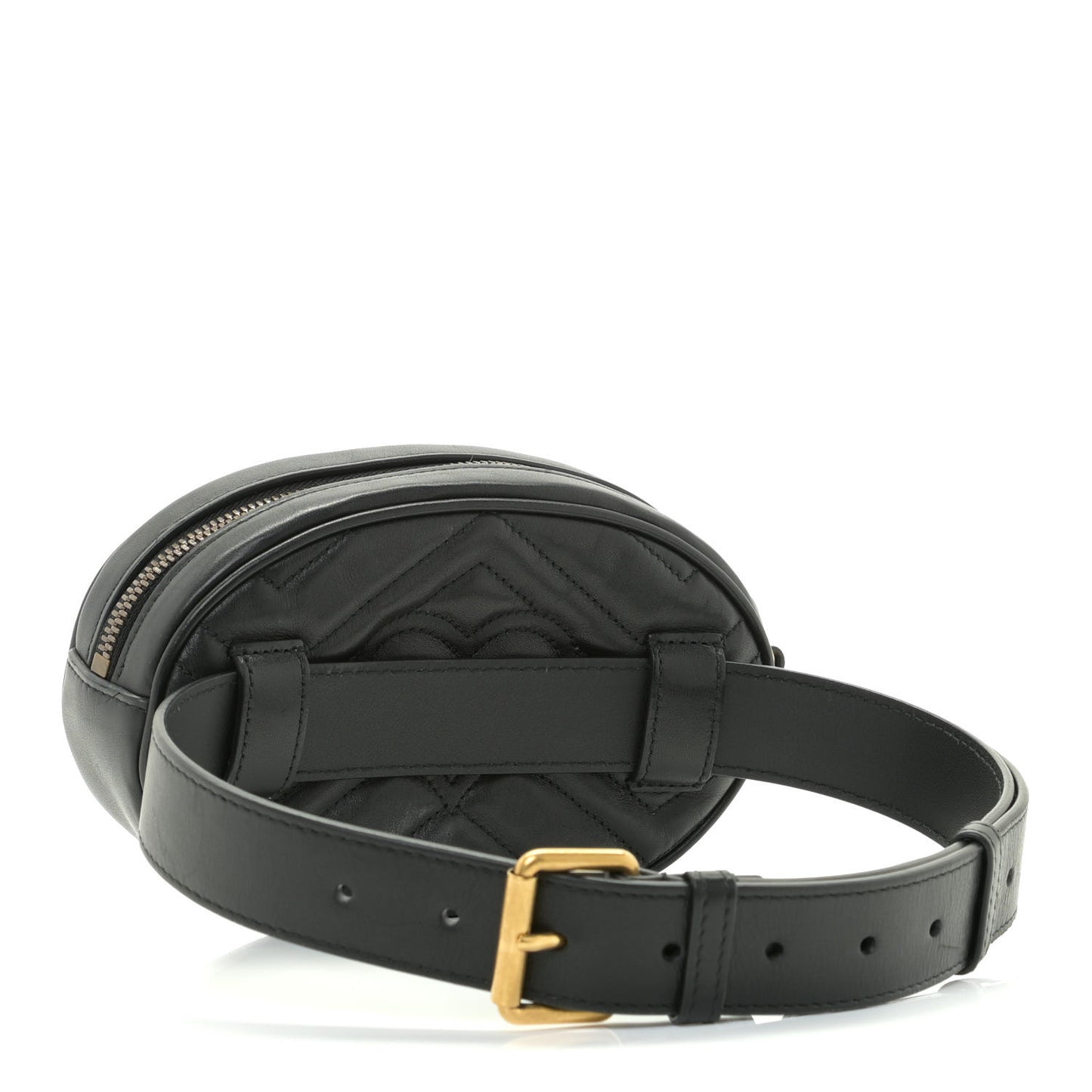 Calfskin Matelasse GG Marmont Belt Bag 65 26 Black