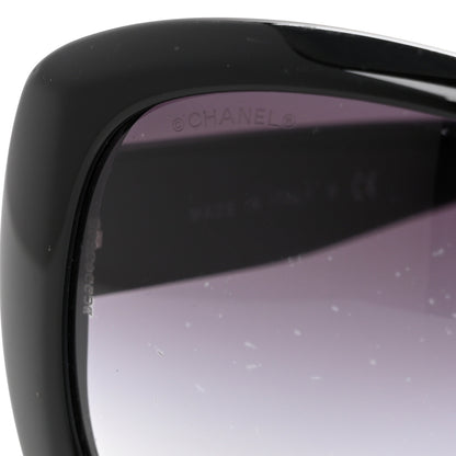 Chanel Acetate Polarized CC Sunglasses 5183 Black 7 of 8