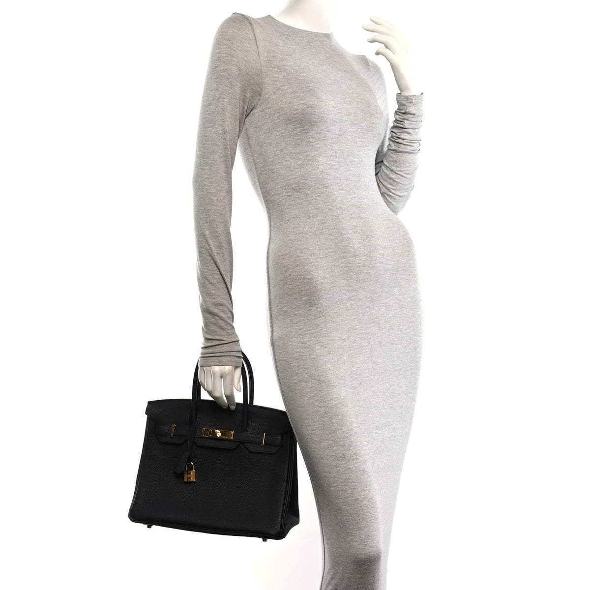 Hermes Togo BIRKIN 30 Black 2 of 11