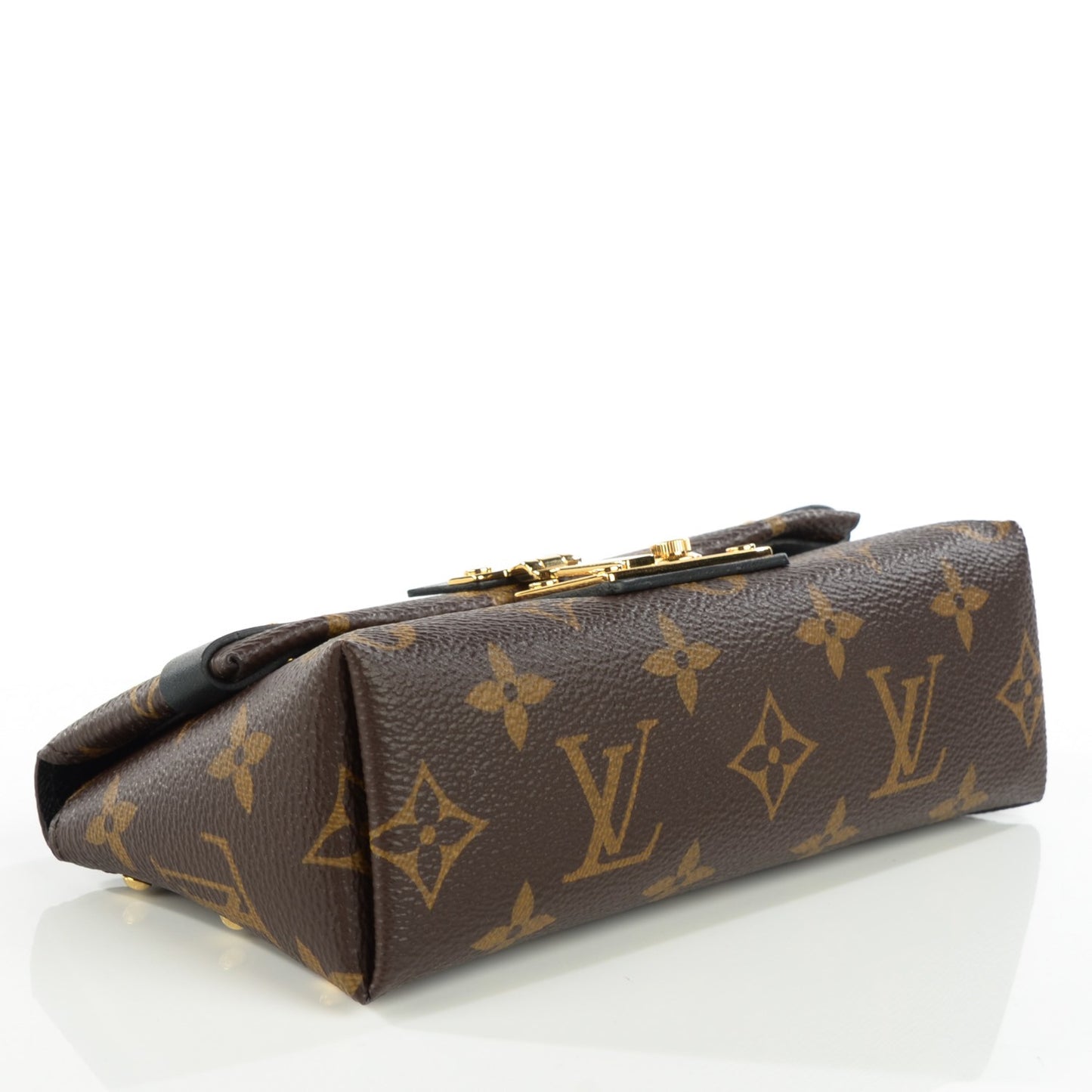 Monogram Triangle Wallet Black
