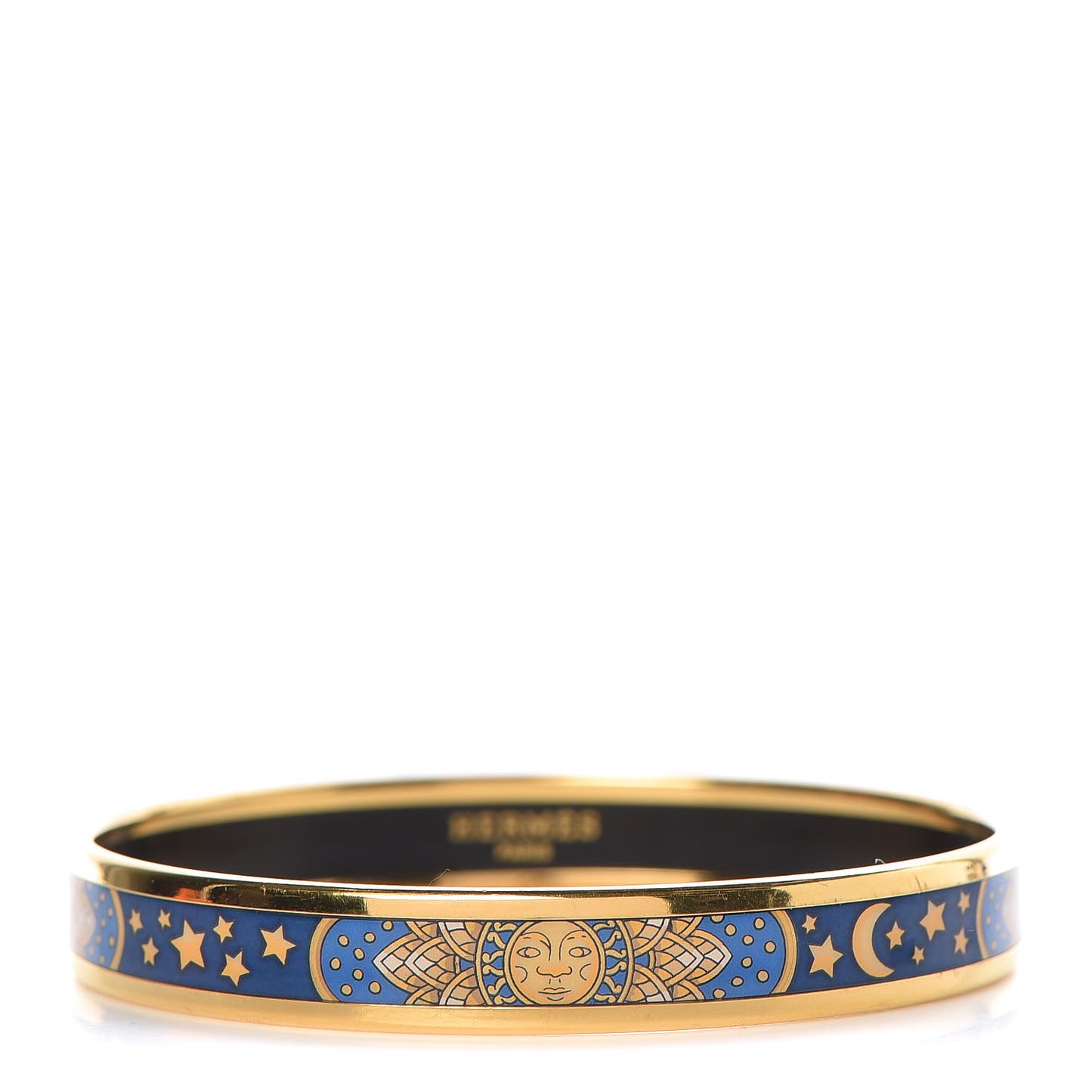Enamel Printed Narrow Sun Moon Stars Bracelet 65