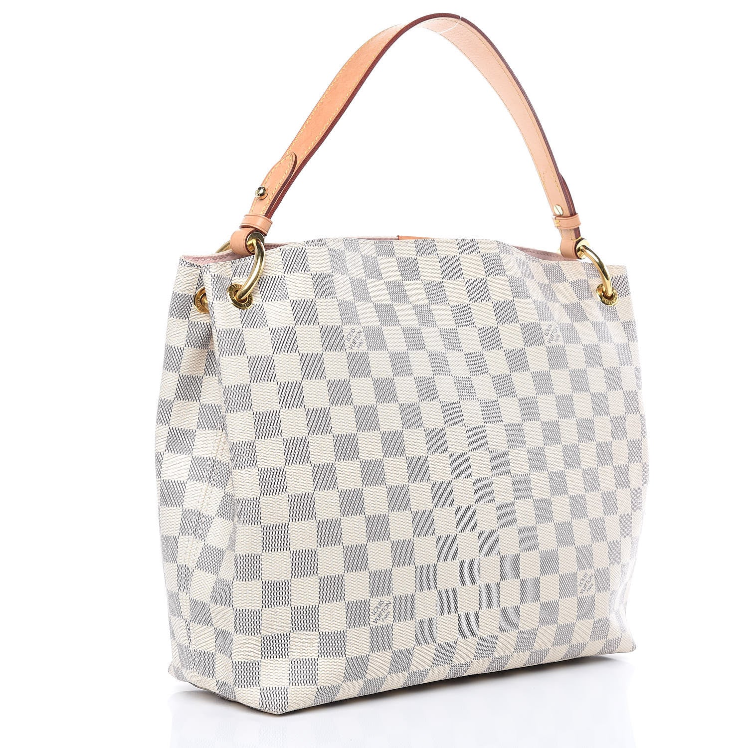 Louis Vuitton Damier Azur Graceful PM Rose Ballerine 3 of 14
