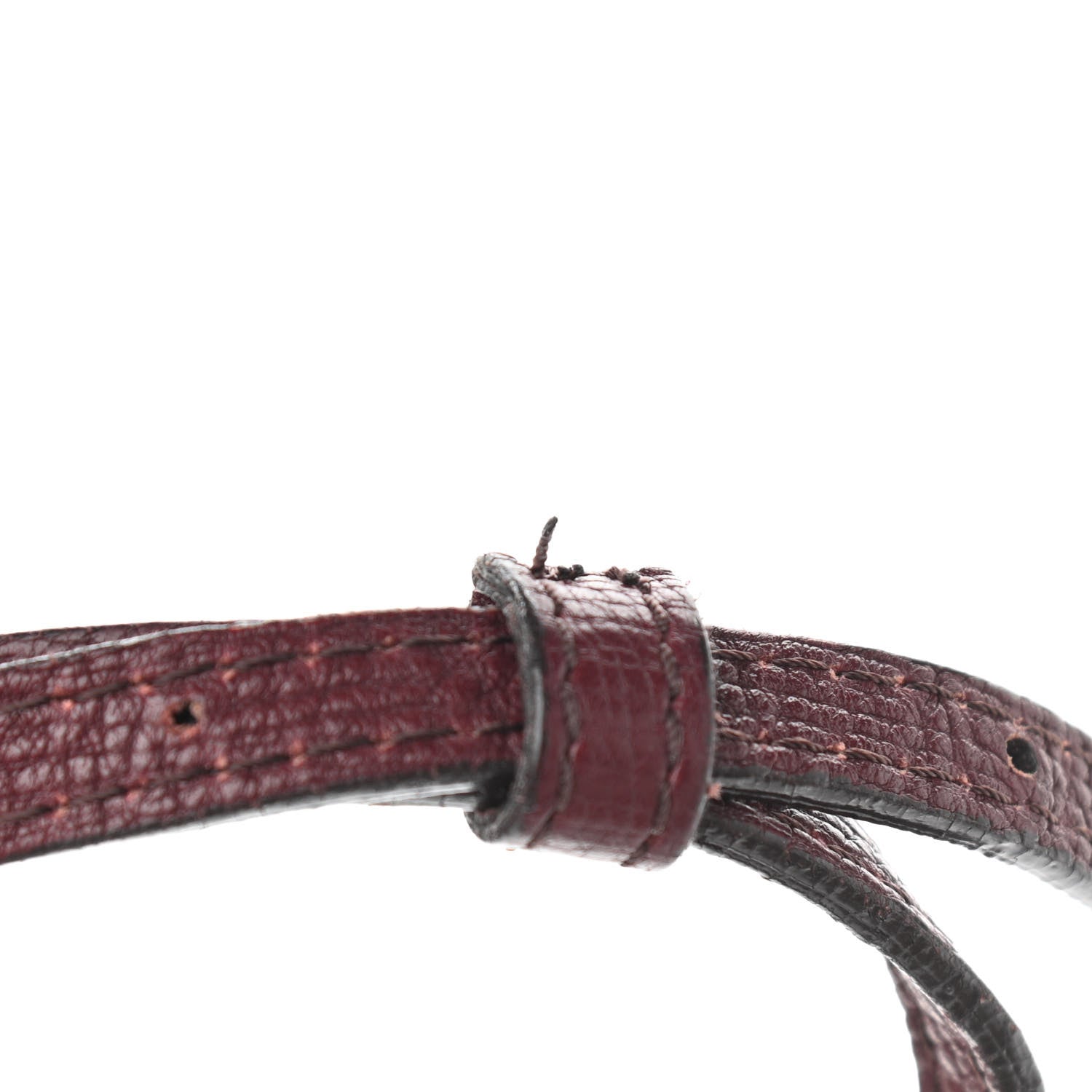 Burberry Derby Calfskin House Check Small Macken Crossbody Bag Mahogany Red 15 of 16