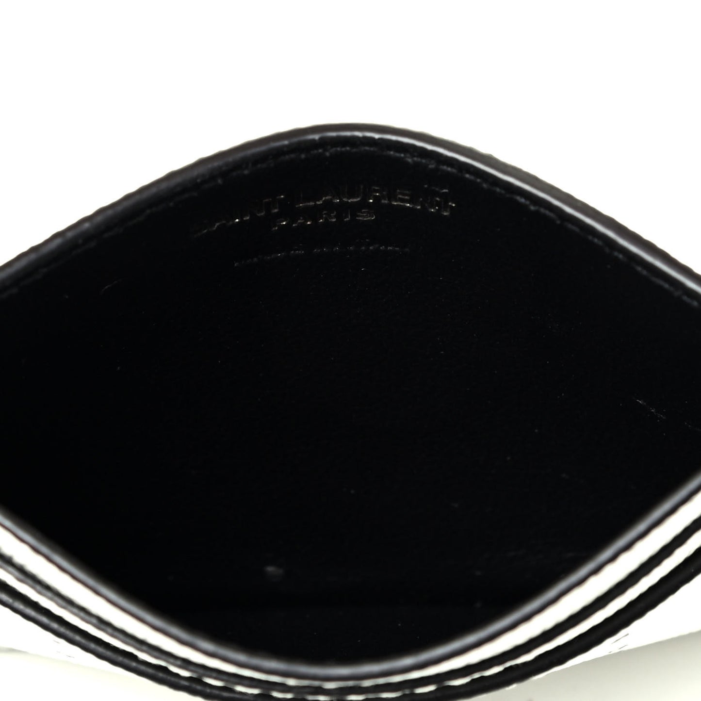 Grain De Poudre Geo Print Card Case White Black