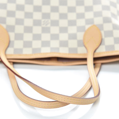 Louis Vuitton Damier Azur Neo Neverfull MM Rose Ballerine 11 of 12