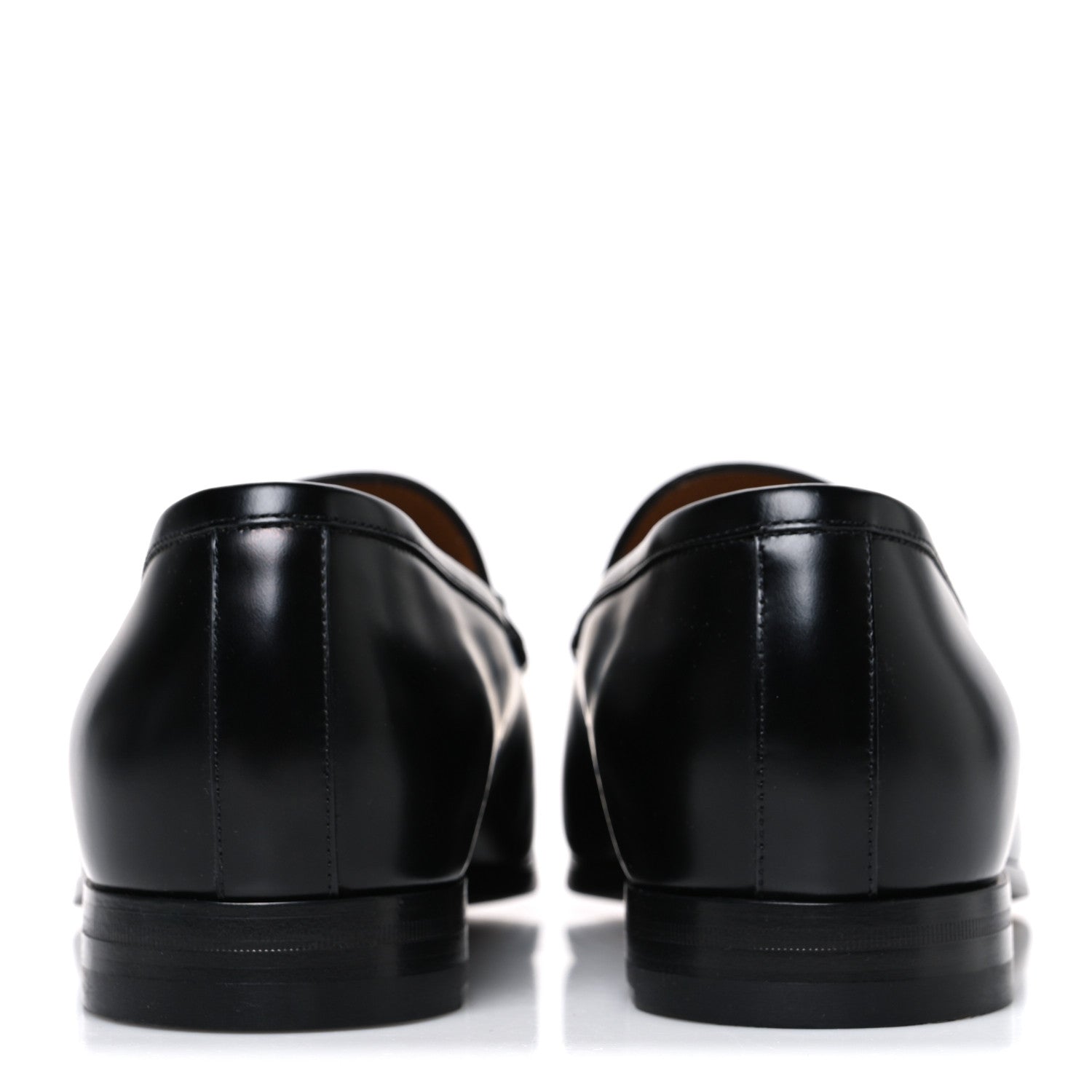 Gucci Betis Glamour Calfskin Mens Jordaan Loafers 11.5 Black 6 of 12