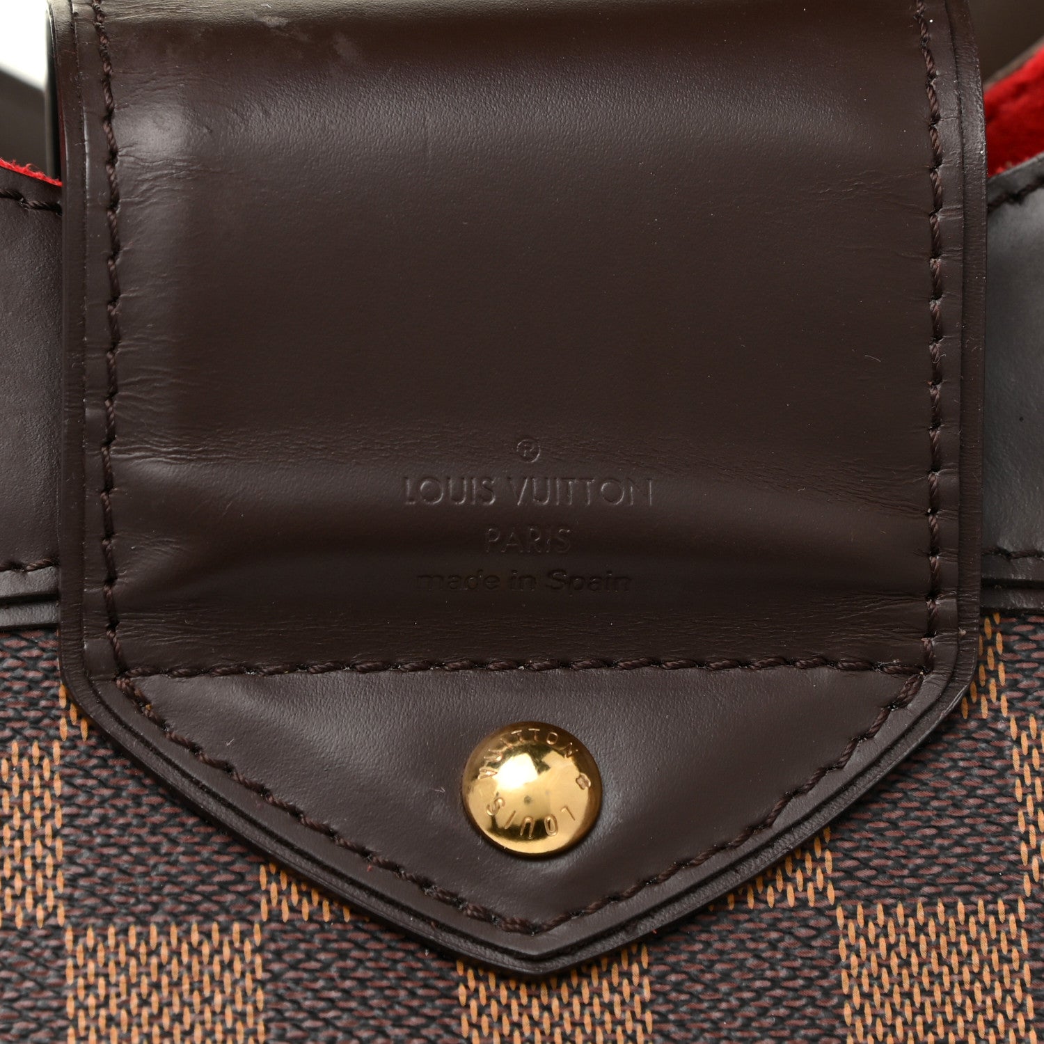 Louis Vuitton Damier Ebene Sistina GM 6 of 13
