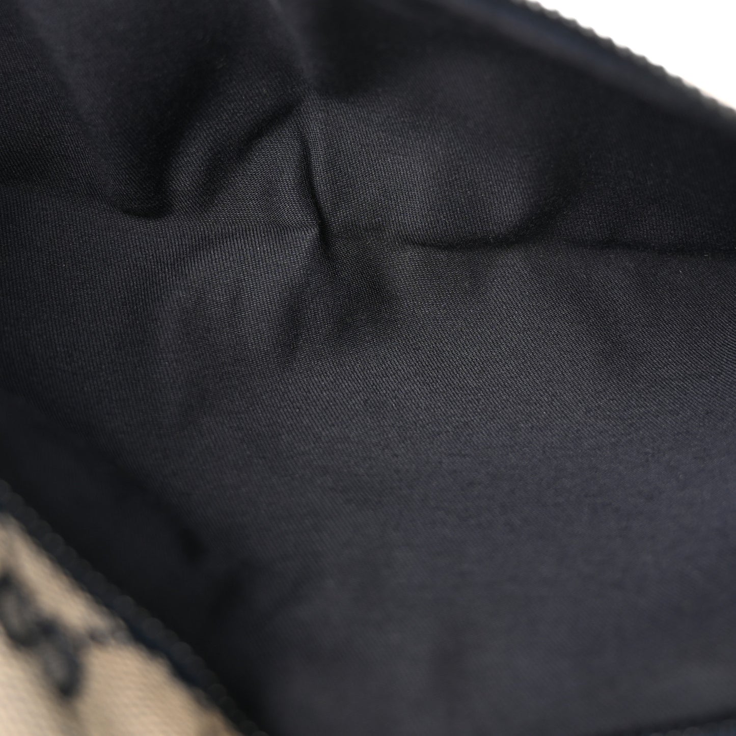 GG Monogram Web Double Pocket Belt Bag Navy