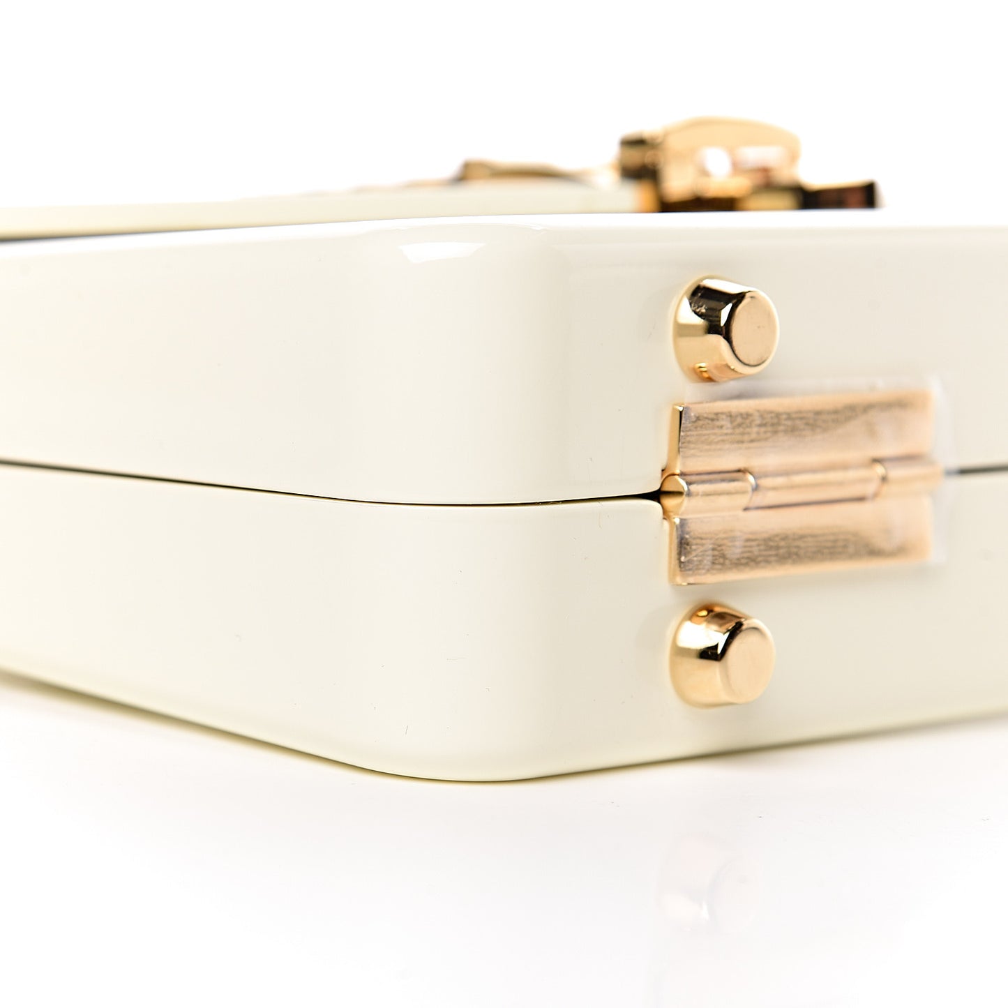 Plexiglass Mini Sylvie 1969 Top Handle Bag Ivory