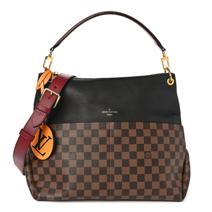 Louis Vuitton Damier Ebene Calfskin Maida Black 1 of 8