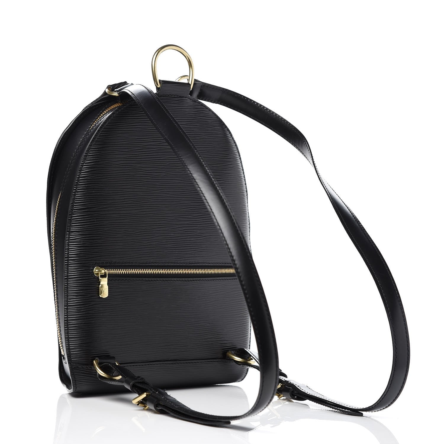 Louis Vuitton Epi Mabillon Backpack Black 3 of 9