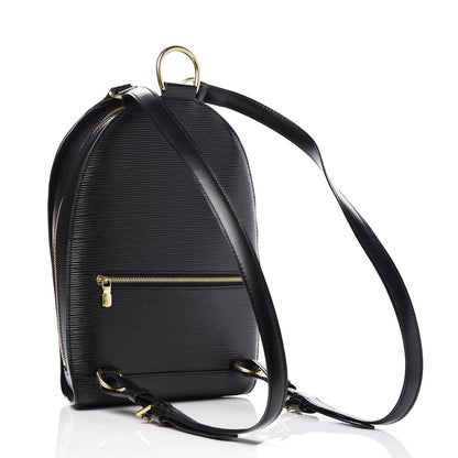 Louis Vuitton Epi Mabillon Backpack Black 3 of 9
