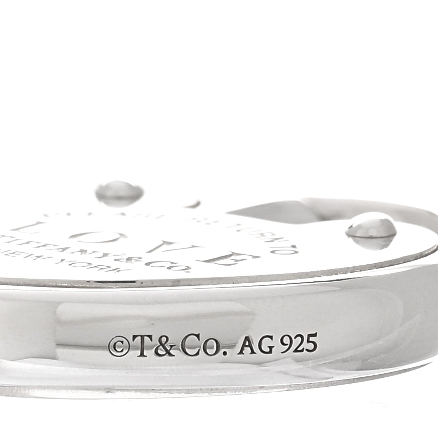 Sterling Silver Return to Love Heart Lock Charm