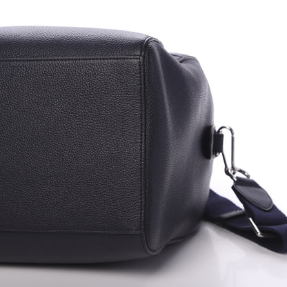 Mulberry Small Grained Calfskin Embossed Flag Duffle Bag Midnight Blue 8 of 9