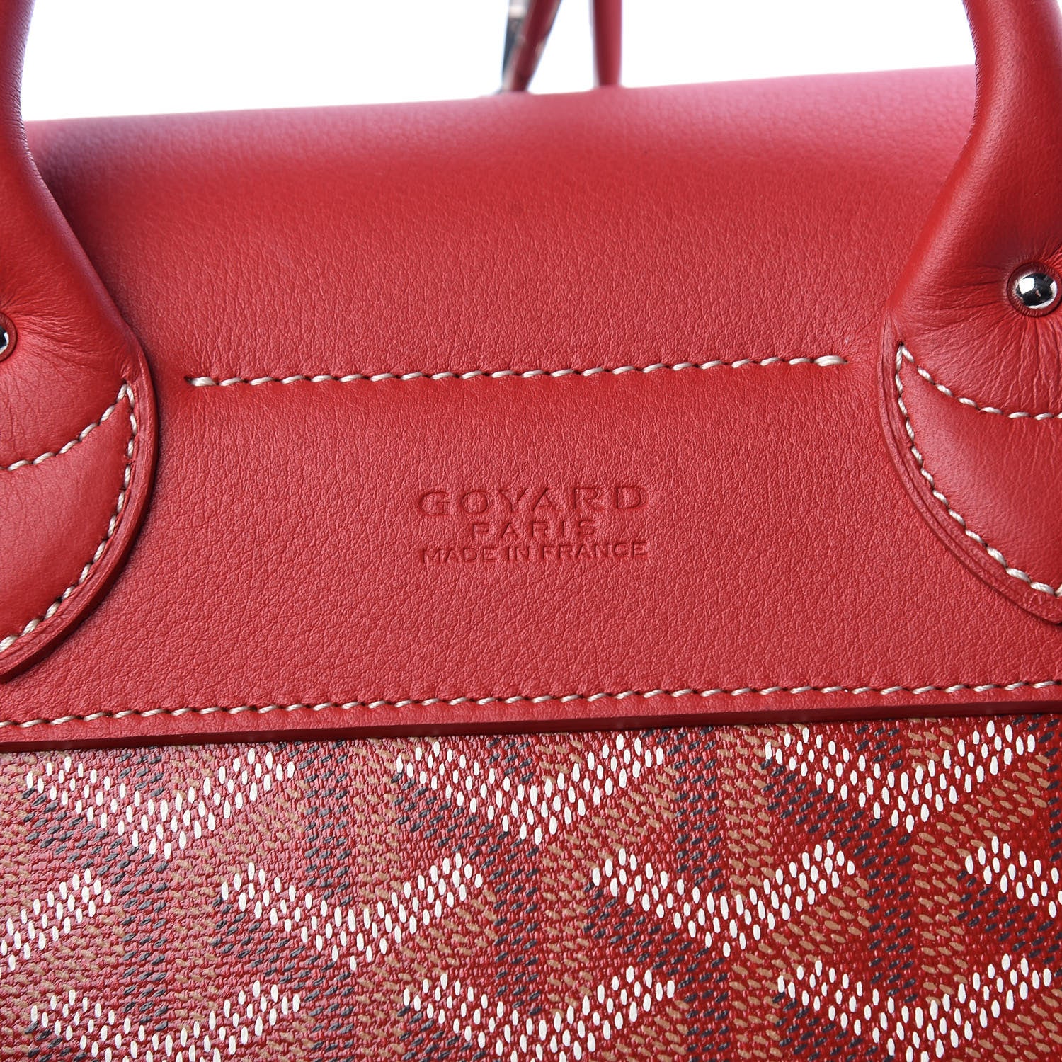 Goyard Goyardine Calfskin Mini Alpin Backpack Red 8 of 10