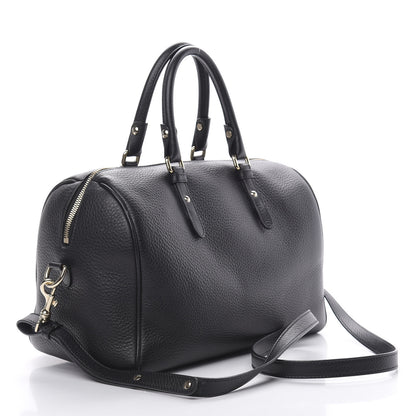 Versace Grained Calfskin Palazzo Bowler Black 3 of 10