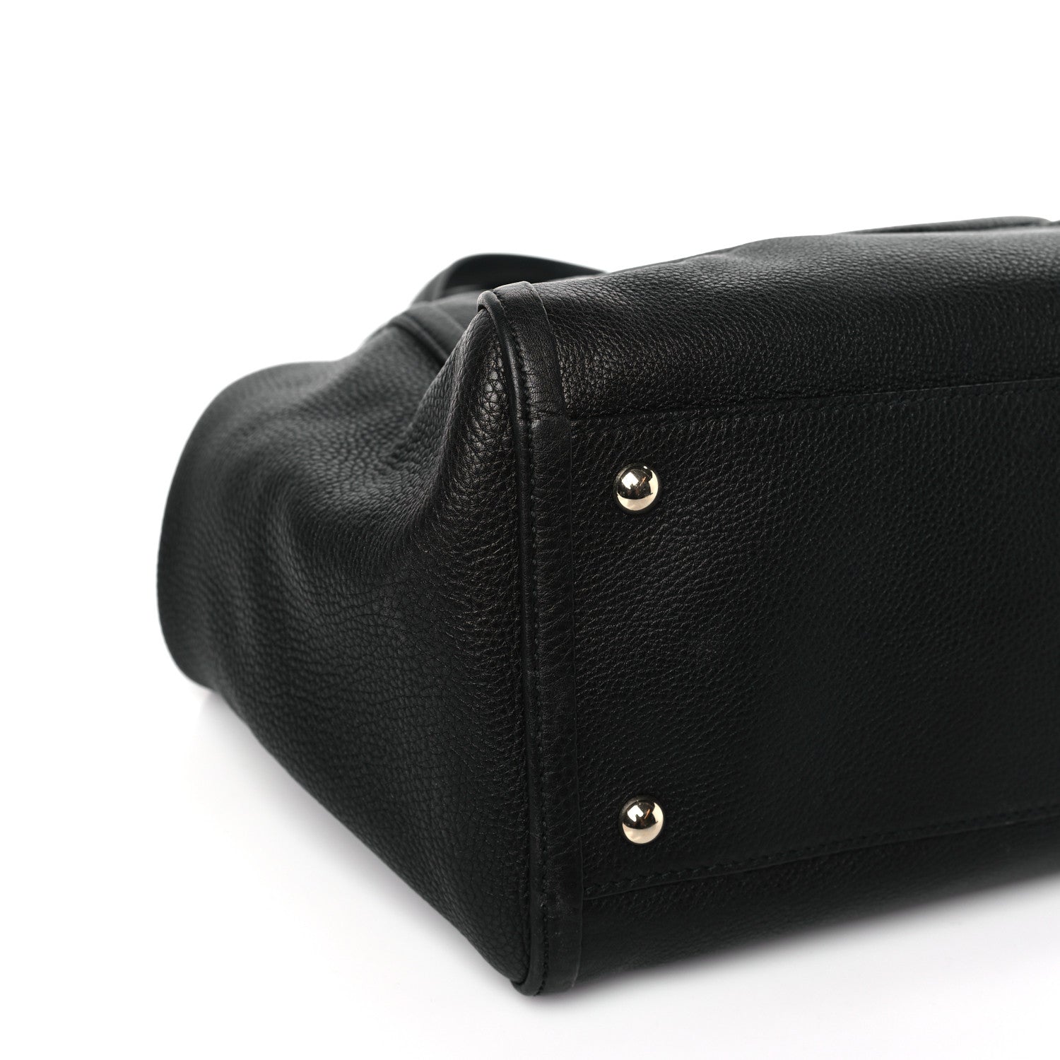 Gucci Pebbled Calfskin Medium Soho Shoulder Bag Black 7 of 8