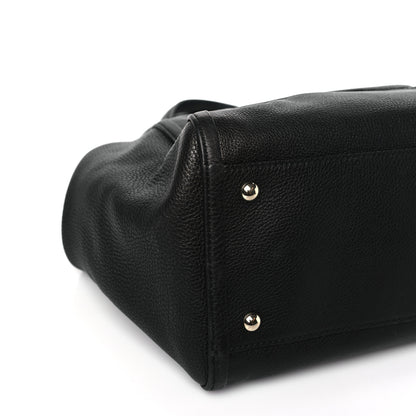 Gucci Pebbled Calfskin Medium Soho Shoulder Bag Black 7 of 8