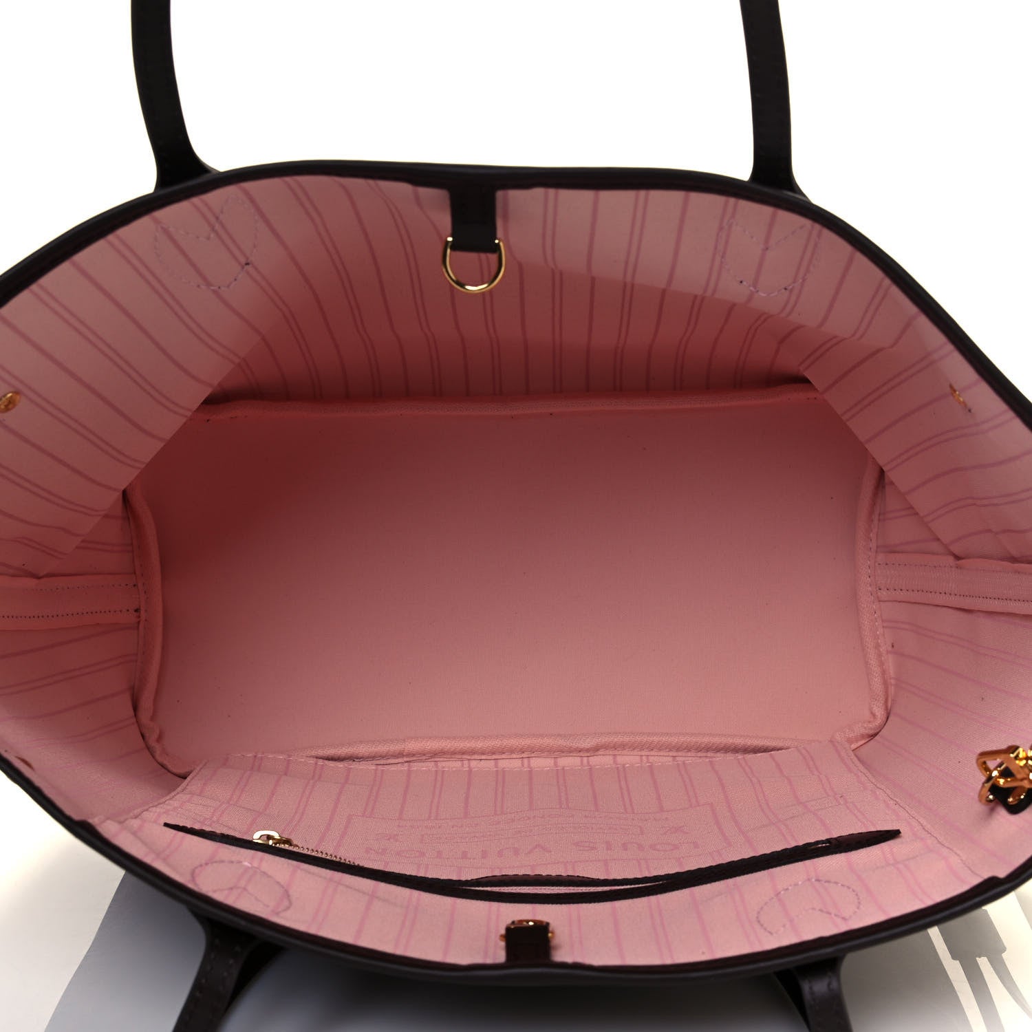 Louis Vuitton Damier Ebene Neo Neverfull MM Rose Ballerine 5 of 11
