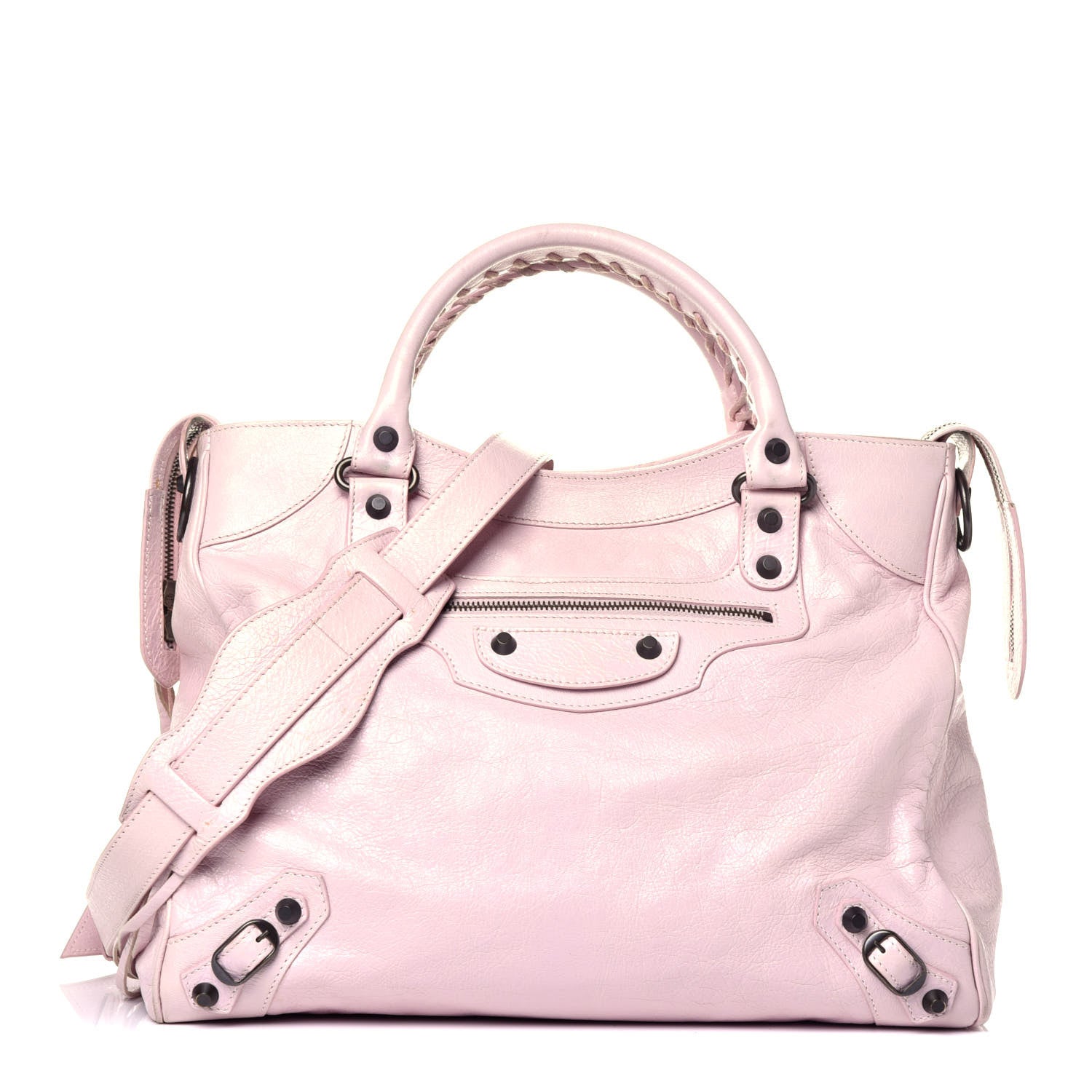 Balenciaga Agneau Classic Hardware Velo Rose Poudre Rose Petunia 1 of 10