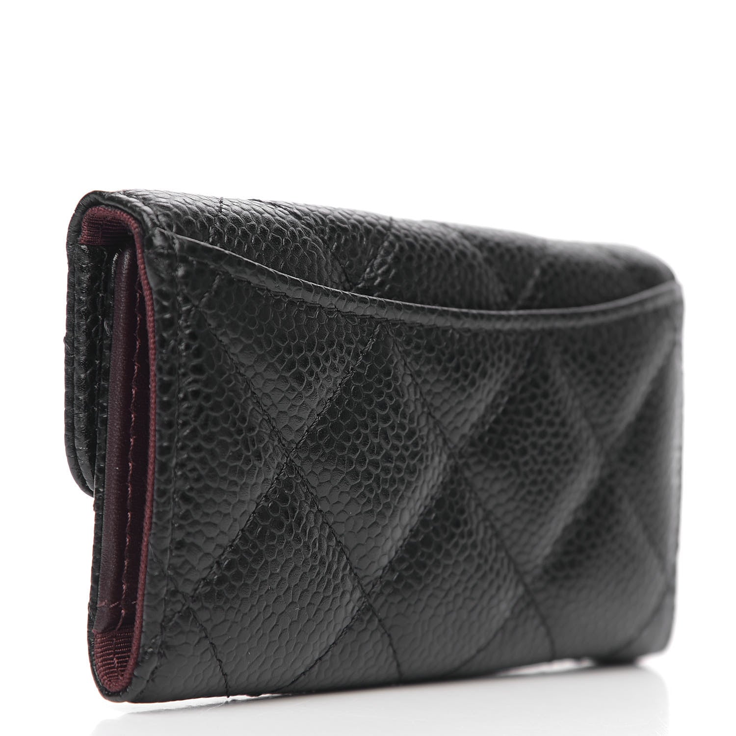 Chanel Caviar Quilted 6 Key Holder Black 2 of 7