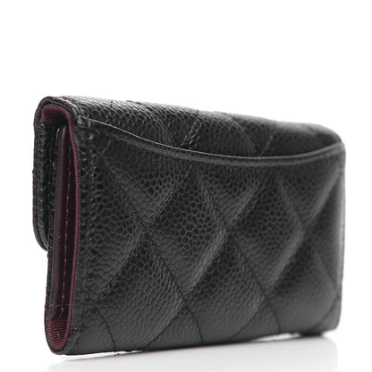 Chanel Caviar Quilted 6 Key Holder Black 2 of 7