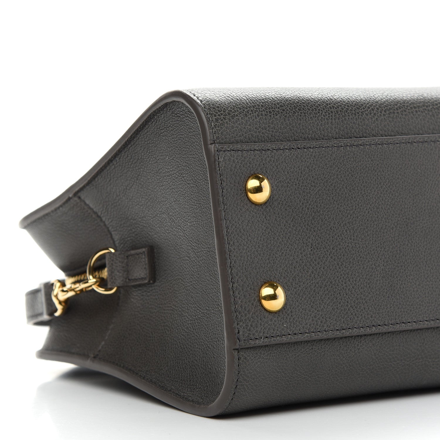 Saint Laurent Calfskin Small Monogram Cabas Grey 8 of 12