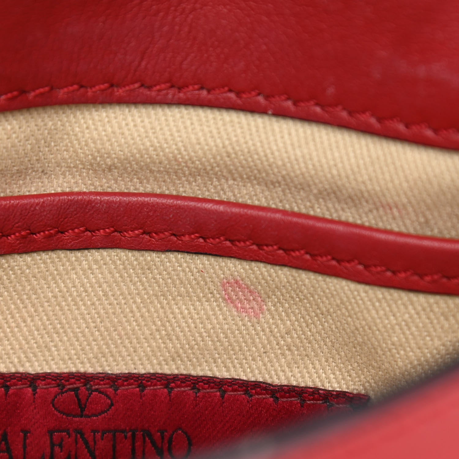 Valentino Garavani Vitello Mini Rockstud Flip Lock Crossbody Bag Red 10 of 13