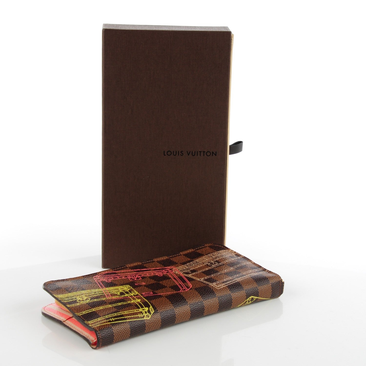 Louis Vuitton Damier Ebene 2014 Christmas Animation Insolite Wallet 4 of 7